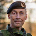 Ronny Modigs, chef för nyinvigda Dalregementet I13 i Falun. 