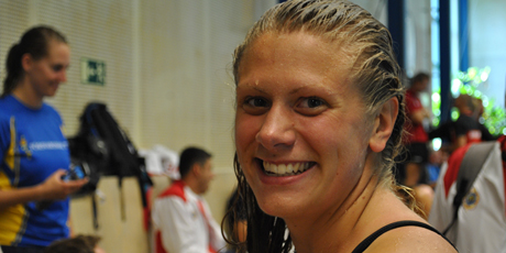 Cecilia Sjöholm winner of the Life Saving Race - mainimage