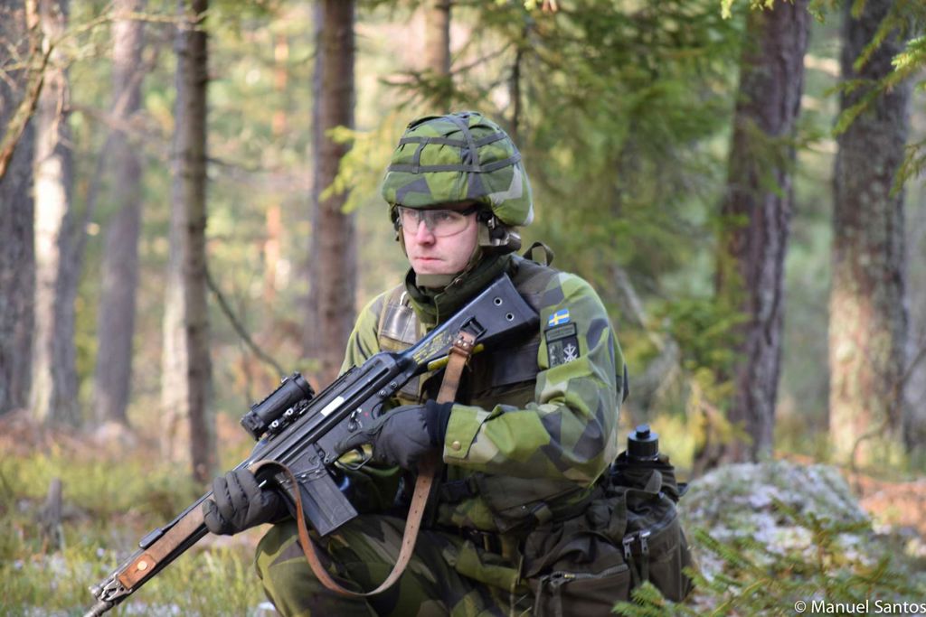 Skyttesoldat från hemvärnet.