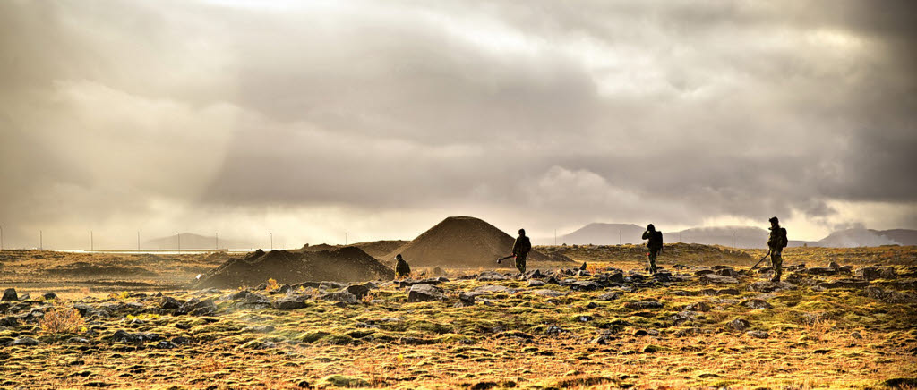 Isoleromgång ur ASÖK under övningen Northern Challenge på Island 2012.