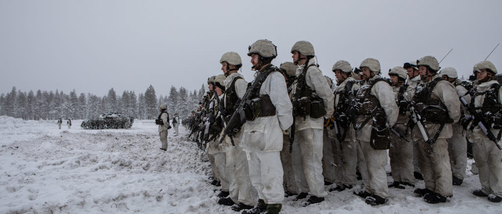 Klart för vinterstrid! Soldater ur 192:a mekaniserade bataljonen är förberedda, nu startar arméövningen Northern Wind.