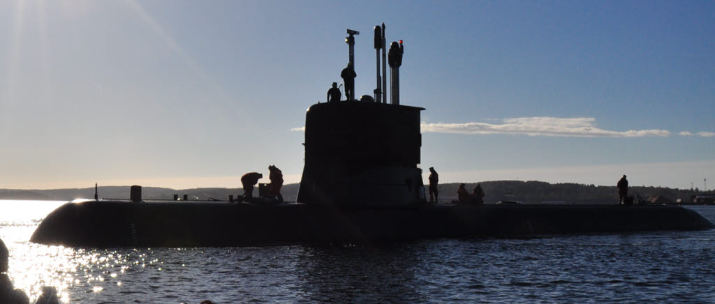 HMS Södermanland och HMS Belos besökte Örnsköldsvik