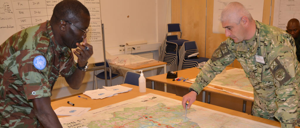 UNSOC, United Nations Staff Officer Course at SWEDINT/NCGM