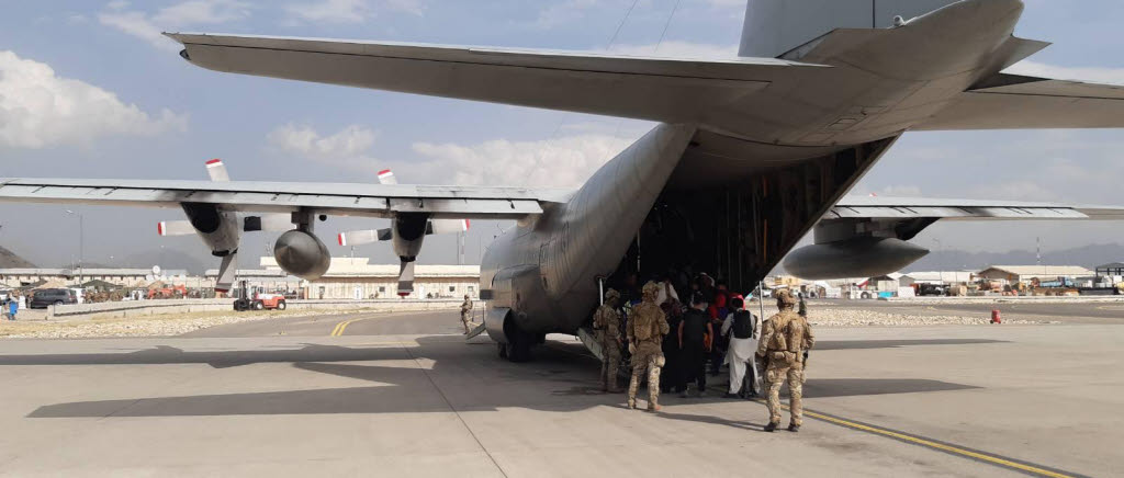 Försvarsmaktens TP 84 på plats i Kabul