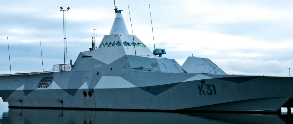 ÃstersjÃ¶n 20130917. HMS Visby agerar b-styrka.