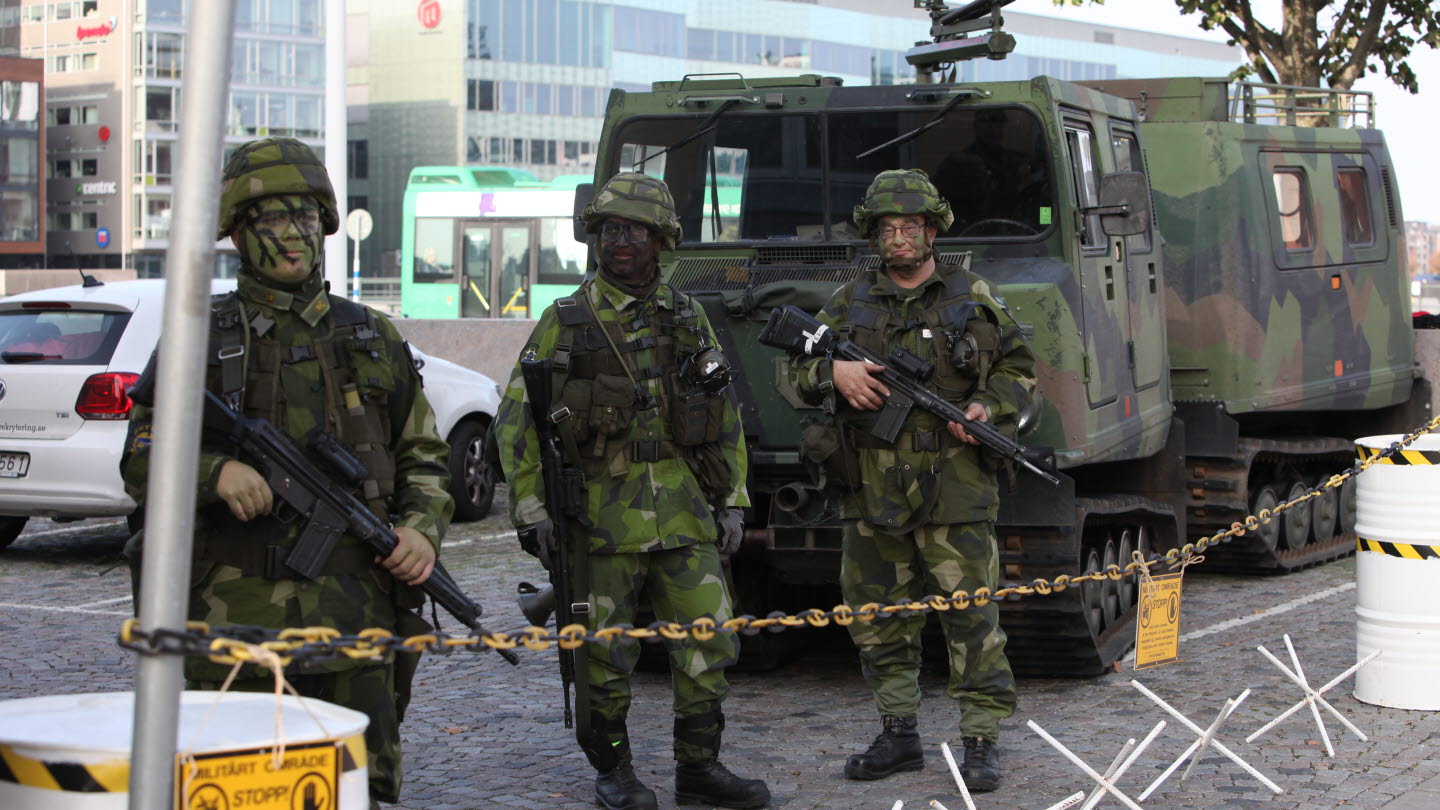 Övning i Skåne under april Försvarsmakten