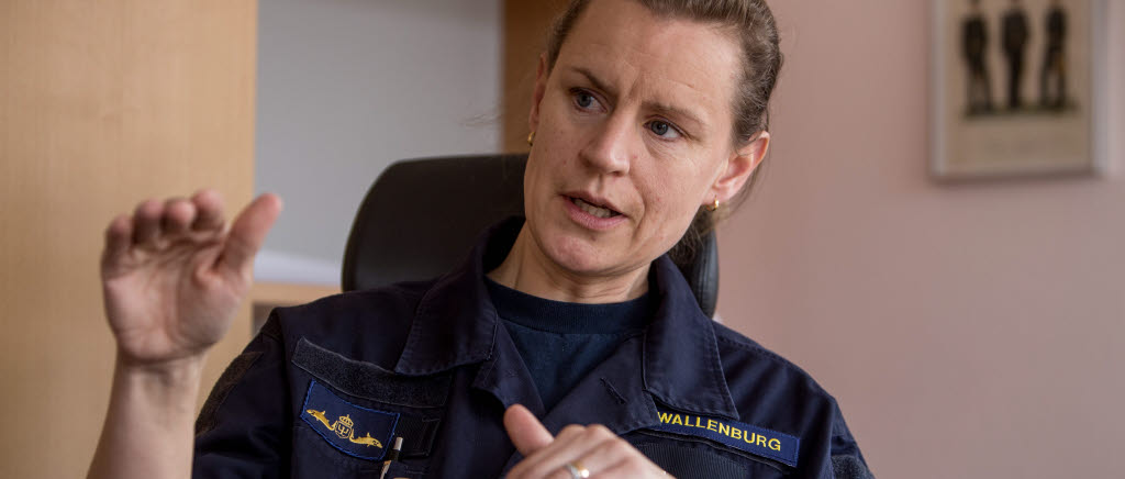 CJSE 2017: Lieutenant Commander Paula Wallenburg from the First Submarine Flotilla.