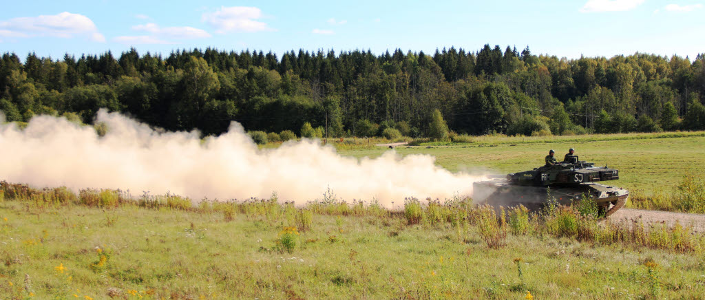 Repetitionsutbildning av stridsvagnsbesättningar, Skövde 2016. Strv 122, stridsvagn