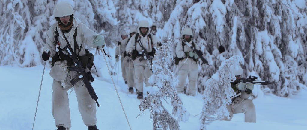 Basic Winter Warfare Course, Arvidsjaur januari 2015.