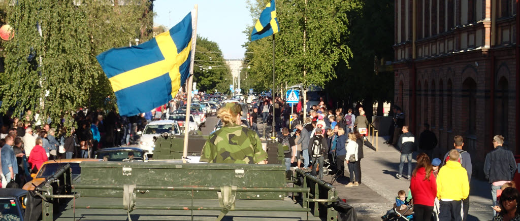 Försvarsmakten deltog vid Wheels i Umeå