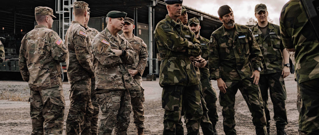 I veckan anlände för första gången en delegation på ett tjugotal representanter från New York National Guard till Sverige.