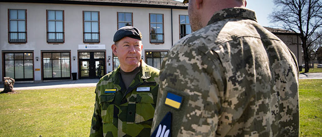 Ukrainska officerares erfarenheter stärker Försvarsmakten