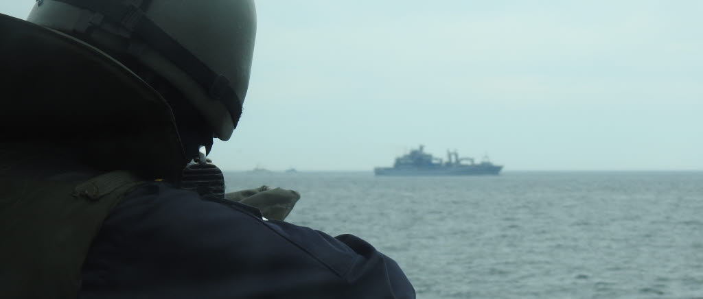 Minröjningsfartyegt HMS Ven övar i Baltops 2017