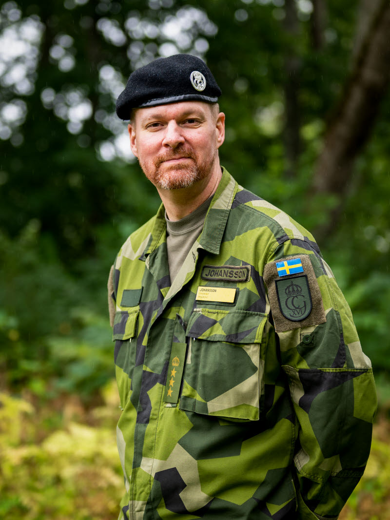 Brigadchefen överste Martin Johansson ser fram emot uppgiften; den långa och viktiga resan att bygga upp brigaden.