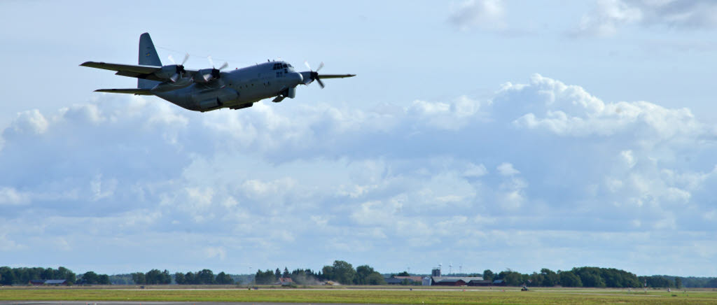 Under FVÖ15 genomförde en Tp-84 Hercules en sjuktransport med patienter från ett fältsjukhus till Landvetter flygplats för vidaretransport till Sahlgrenska Universitetssjukhuset.