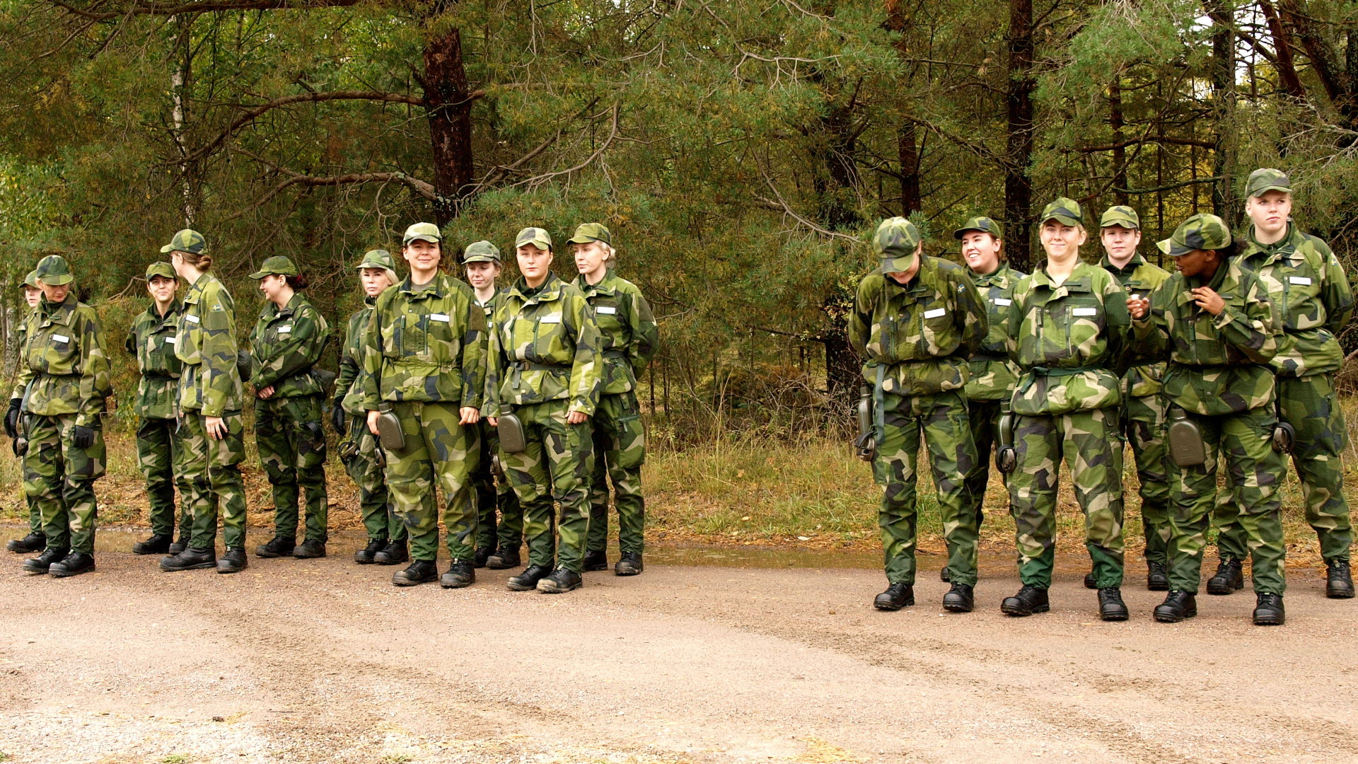 Only Girls At Military Weekend - The Armed Forces