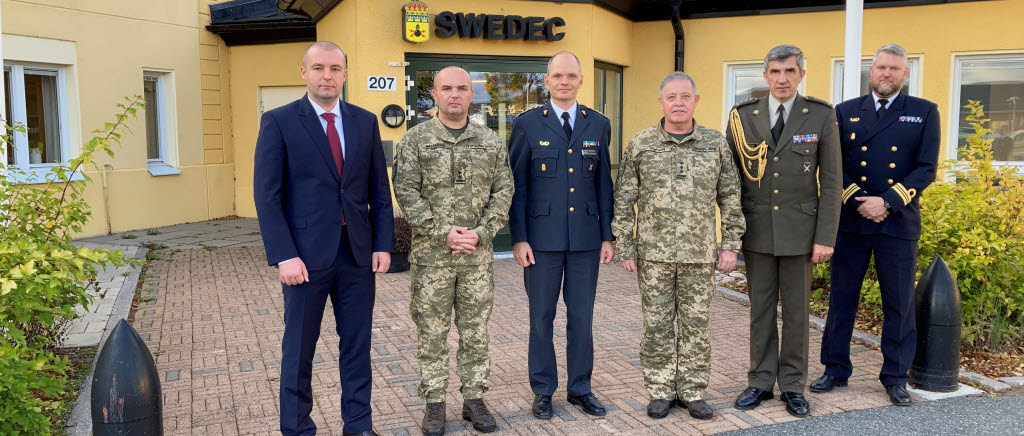 Ukrainsk delegation vid Swedec 2020