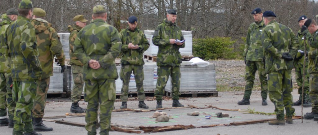 Logistikskolan håller kurs för både svenska och norska elever.