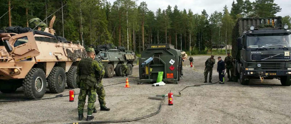 Uppfyllnad av förband på slutpunkt.