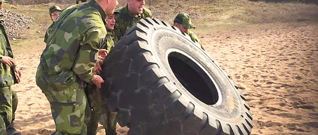 Från prova-på-helgen Military Weekend vid Lv 6 i Halmstad 1-3/4 2016.