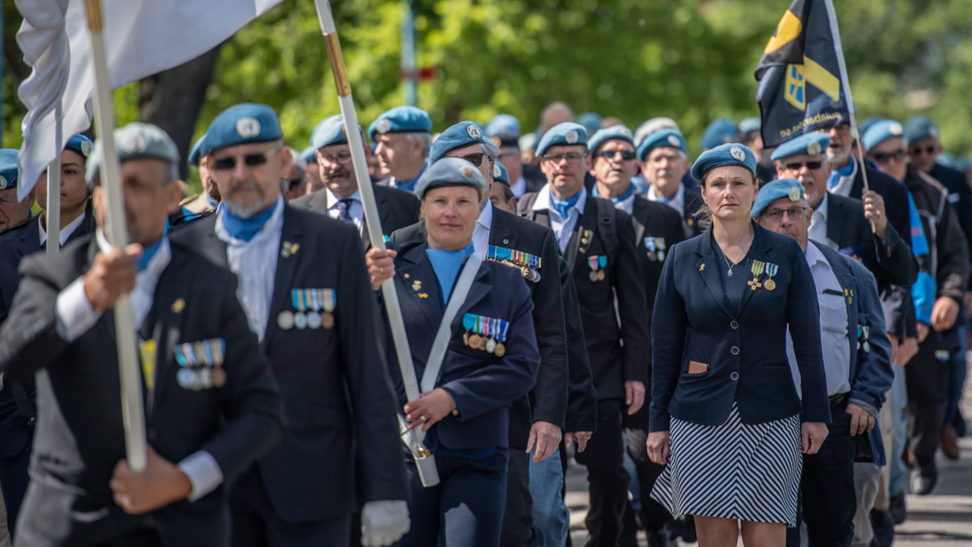 Hjältarna hyllades vid veterandagen Försvarsmakten