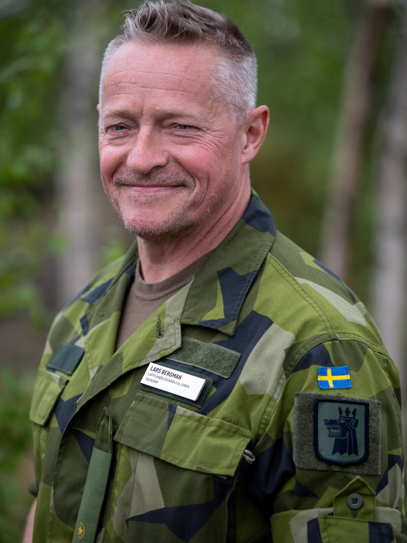 Lars Bergman, Hemvärnssoldat
(Lapplandsjägarbataljonen)