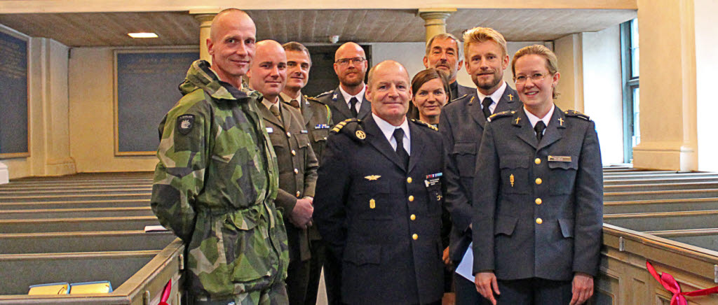 Själavårdare och chefer från de olika svenska enheterna i Nordic Battlegroup träffades för att fördjupa sig i EU-styrkans själavård.