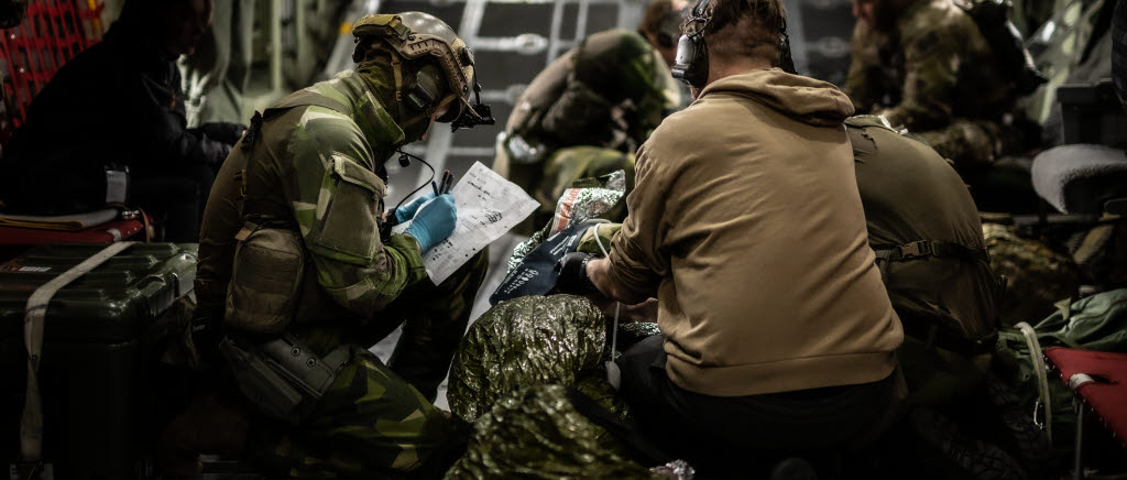 I mitten av april genomförde flygbasjägarkompaniet sjukvårdsövningen ”Yoda”, en krävande övning som genomförs tillsammans med deltagare från Danmark, Kanada och USA, förband och totalförsvarsmyndigheter.