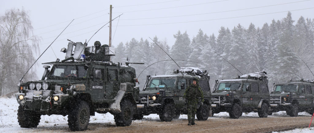 Militärpolisen deltar under NBG:s slutövning Joint action 2014.