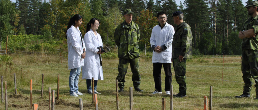 SWEDEC
Eksjö
professor Yu Lei 
explosivämnesforskning