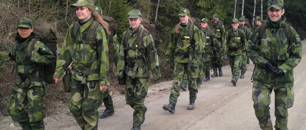 Military Weekend. Förflyttning till fots på Villingsbergs skjutfält. 