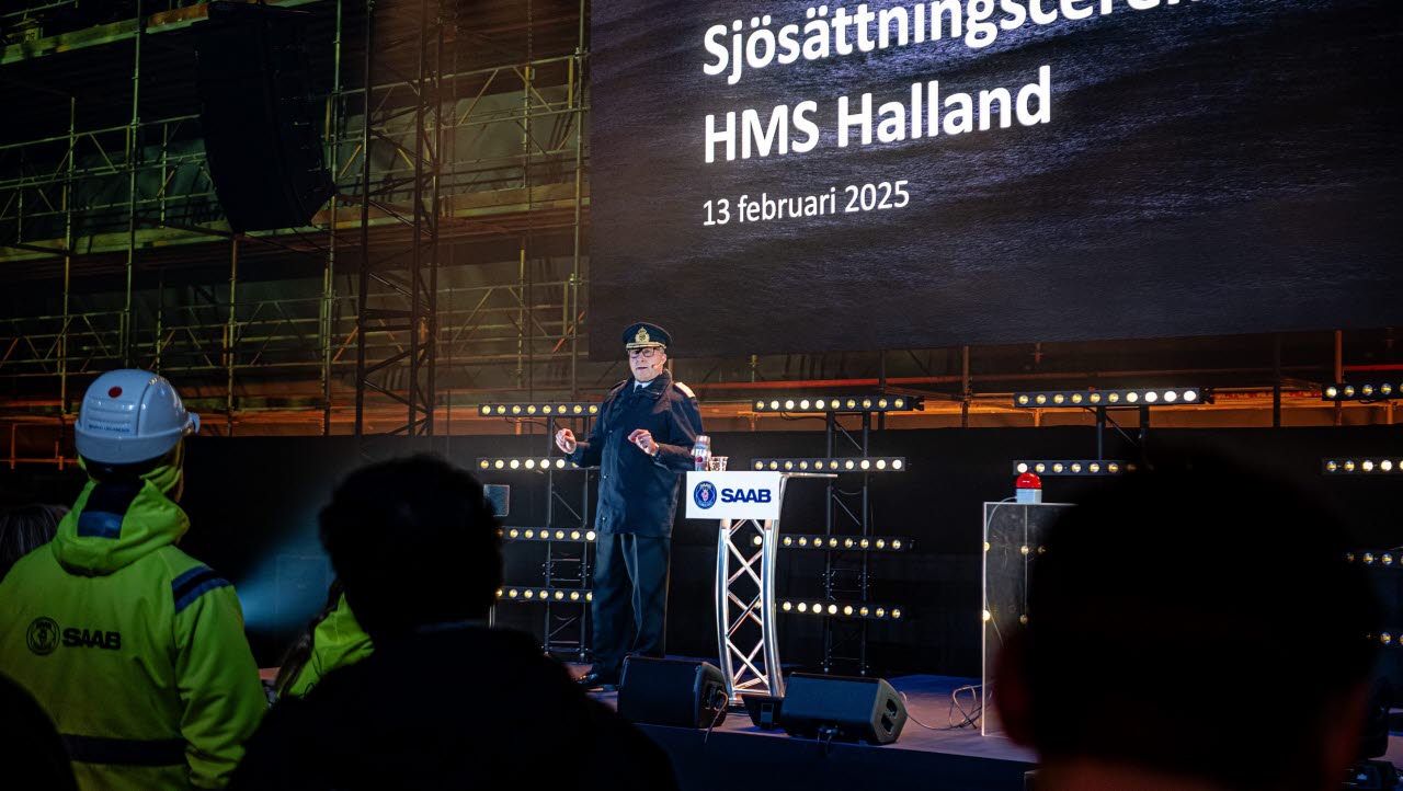 Den 13 februari 2025 sjösattes ubåten HMS Halland efter omfattande modifieringar.