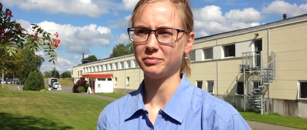 Emma Johansson från Helsingborg har ryckt in till GMU vid Trängregementet.