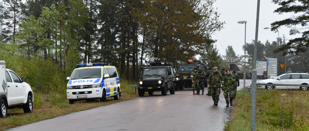 Samverkan totalförsvaret under övningen Swedec EOD Exercise 2016.