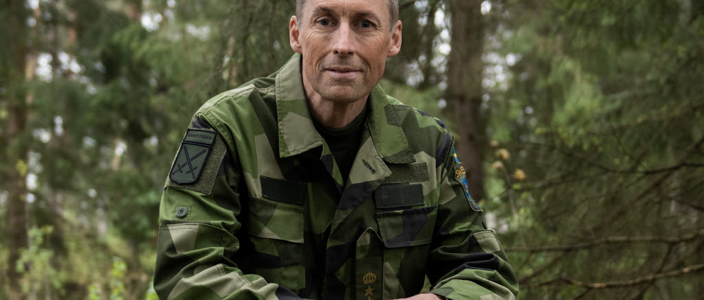 Ronny Modigs, chef för Dalregementet