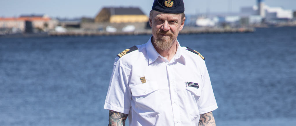 Johan Melin. Örlogskapten. Planeringschef på Tredje sjöstridsflottiljen.