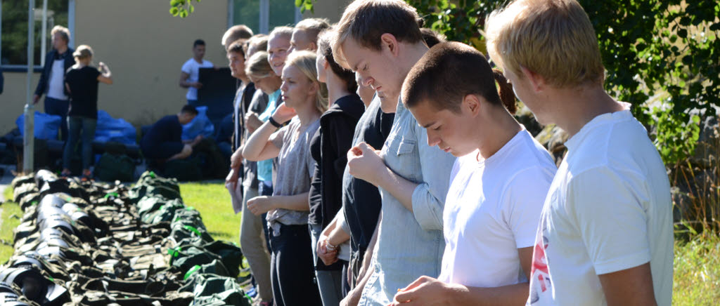 GMU-inryck vid Göteborgs garnison.