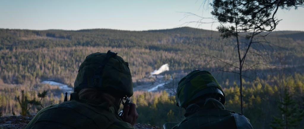 Granatkastarskjutning och eldledning vid ledning-och understödskompaniet på I 19 under Höstlöv 2014