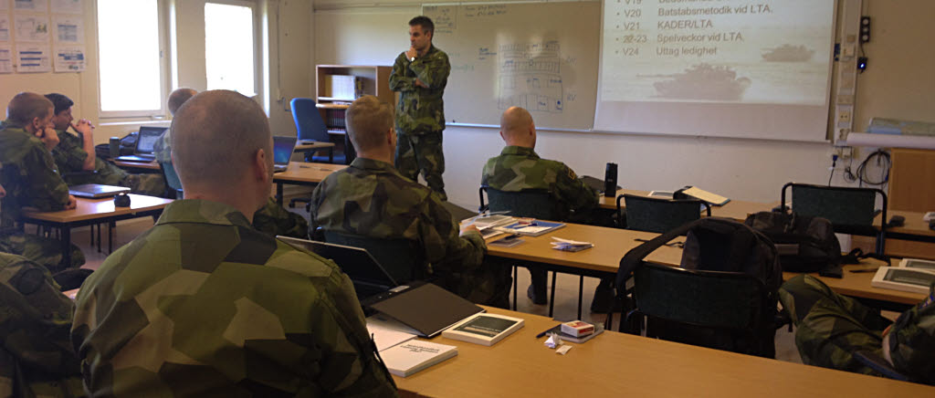 Uppstart av bataljonsstabsmedlemskurs samt bataljonschefskurs vid MSS Skövde 2014