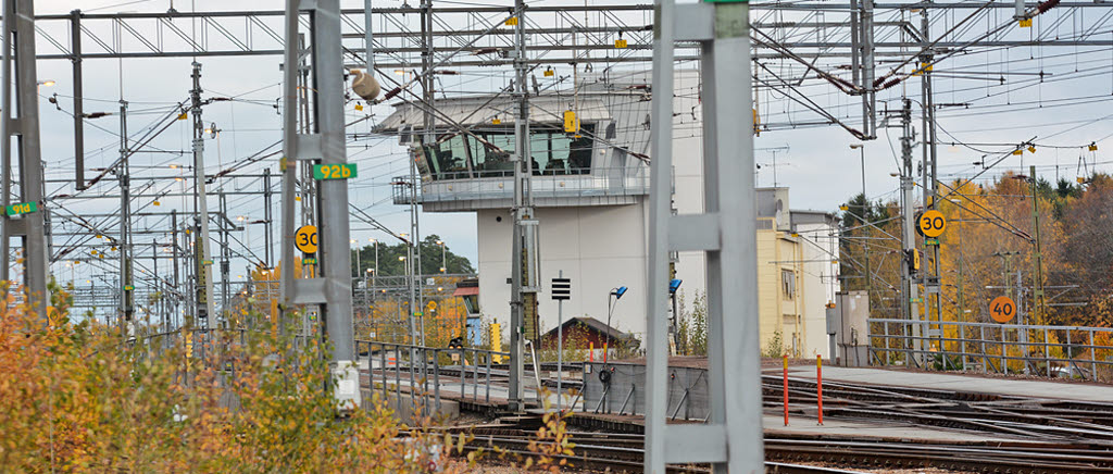 Bangården i Hallsbergs norra europas största