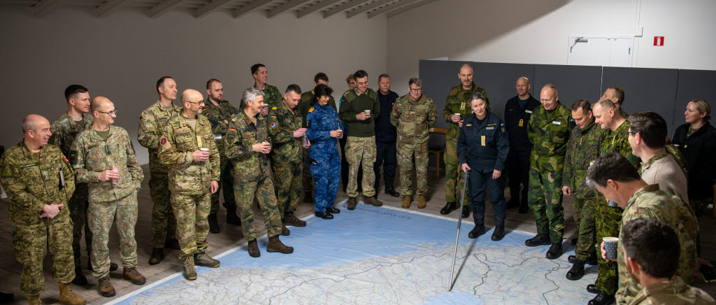 Operativa chefer i Nato diskuterar säkerhetsläget i Östersjön.