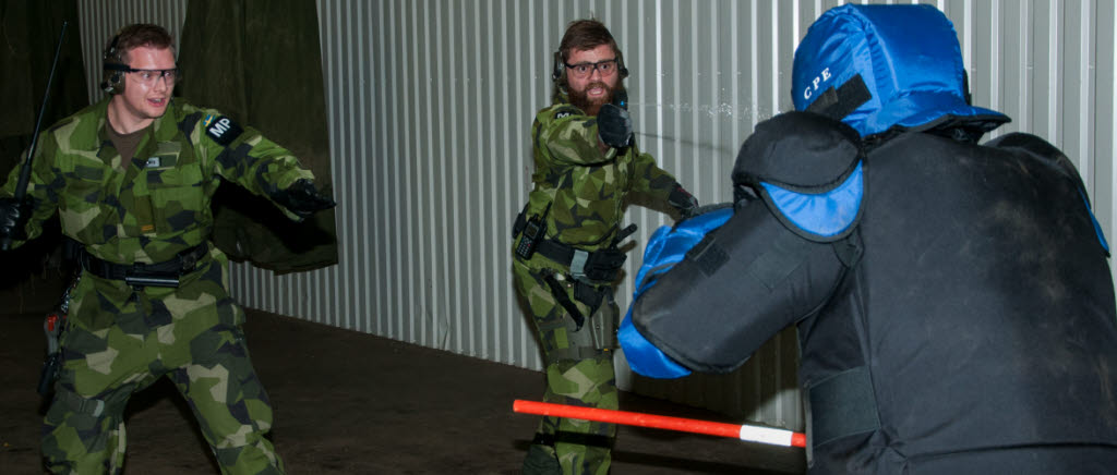 Foto: Mikael Jakobsson/Försvarsmakten, repetitionskurs militärpolis, Göteborg, Livgardet, Amf1, militärpolis