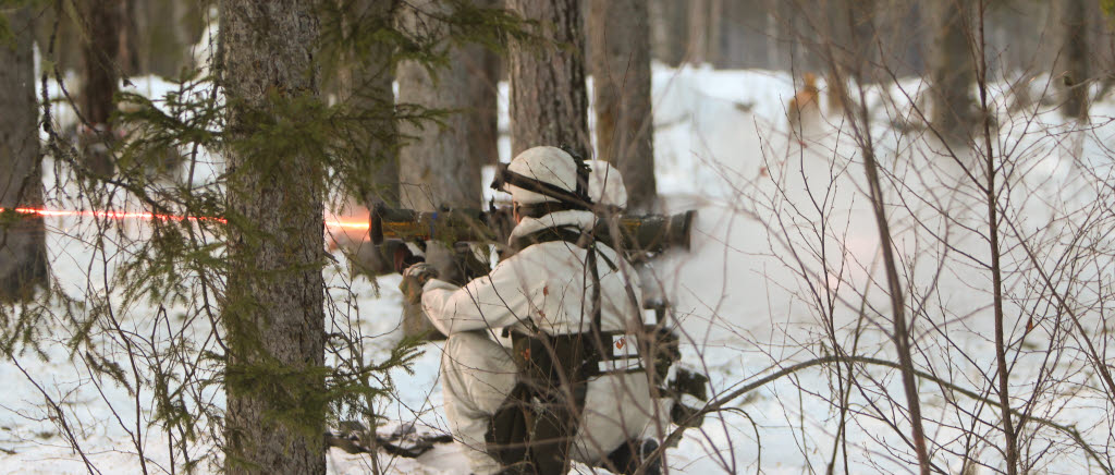 Yrkesbefattningskurs instruktör vinterstrid, Boden i februari 2015.