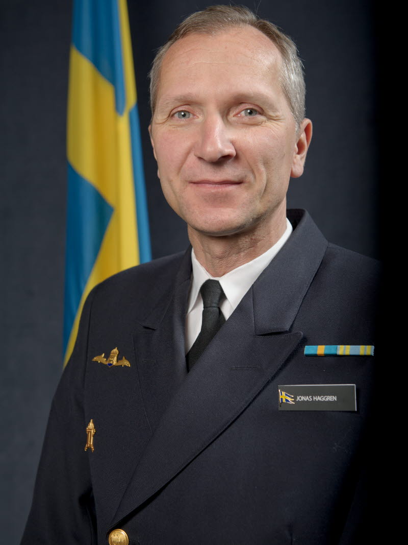 Jonas Haggren, chef för ledningsstaben.