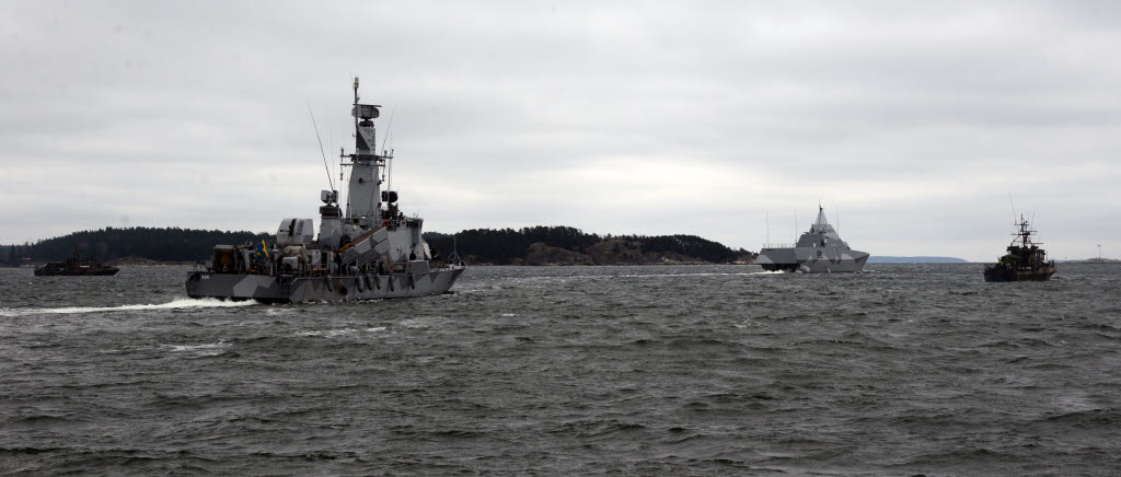 Ubåtsjaktövning med större delen av marinen