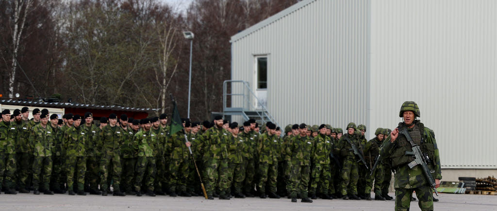 Bataljonchef Månsson under uppstarten av Funk/Bat1 21 på P 4