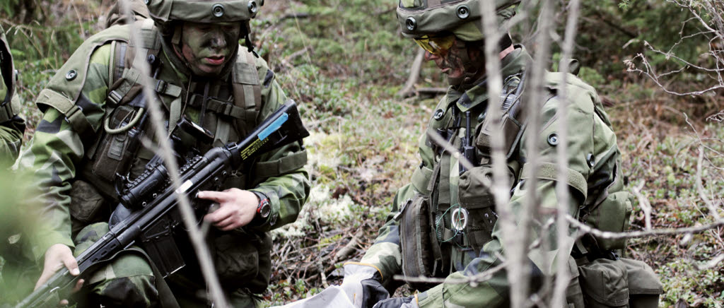 38:e hemvärnsbataljonen från Skaraborgs regemente övar på Gotland