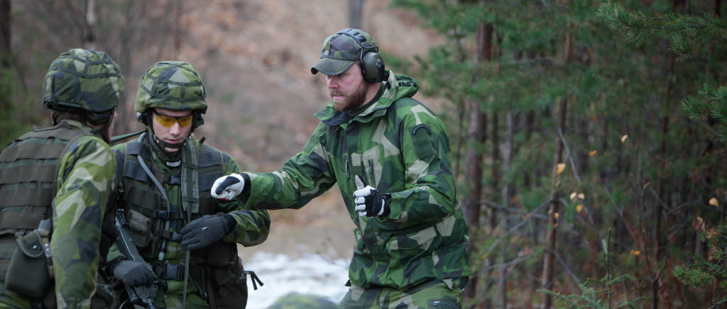 Rickard Sundqvist, specialistofficer vid I 19 i Boden.