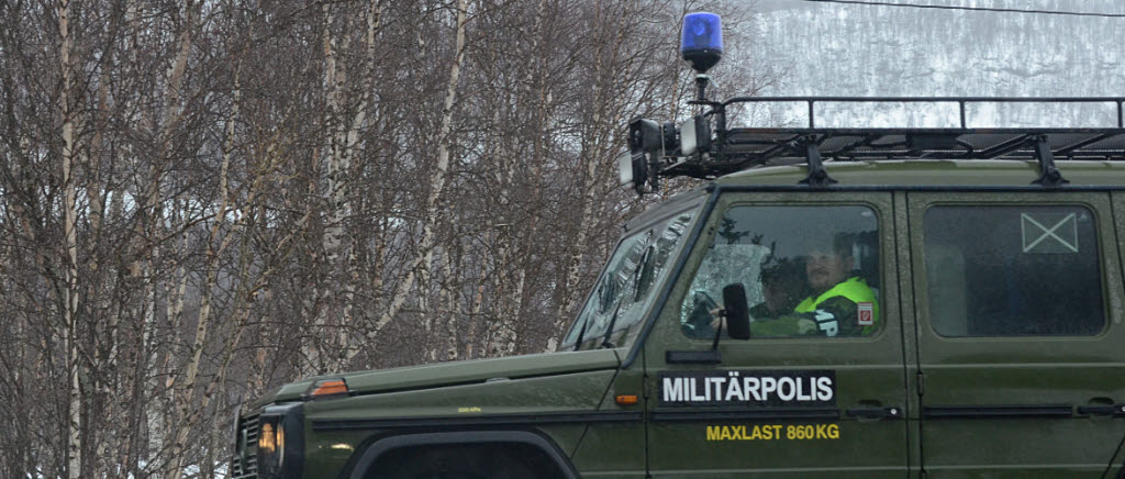 Fokus för militärpolisen är trafiksäkerheten.