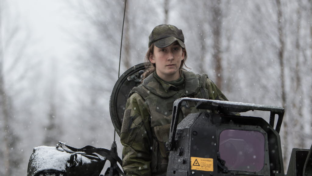 Finnish soldiers exercising in Boden - Swedish Armed Forces